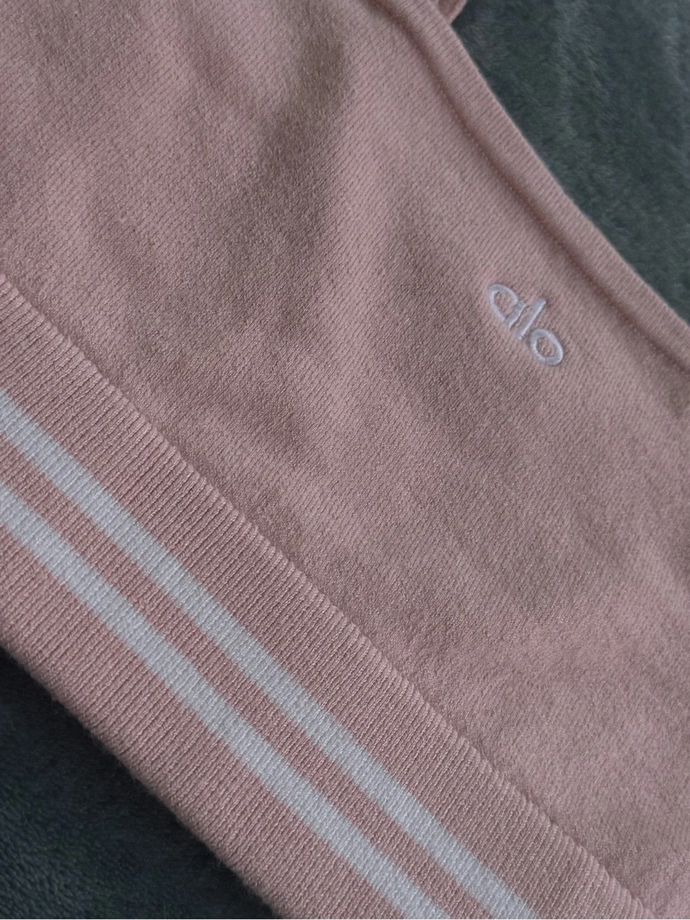 ULTRA RARE Alo Yoga NWOT XS sample/development bralette appears to be Ballet